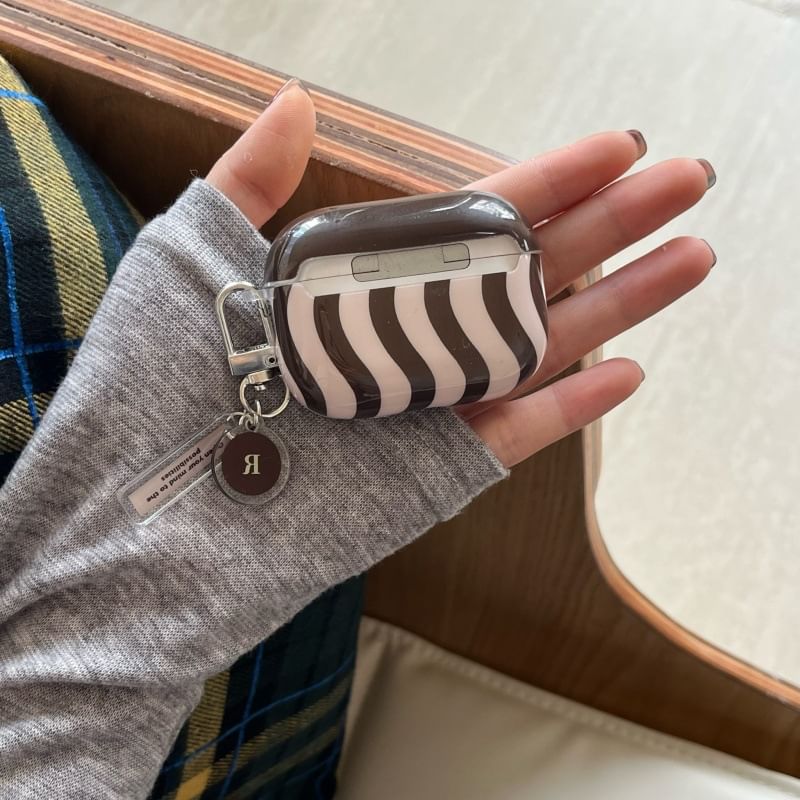 Pro AirPods Earphone / Set Skin Case Wavy Charm