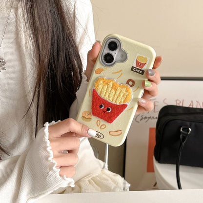 Food Phone Embroidered Case Fast