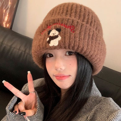 Beanie Embroidered Dog