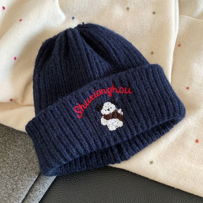 Beanie Embroidered Dog