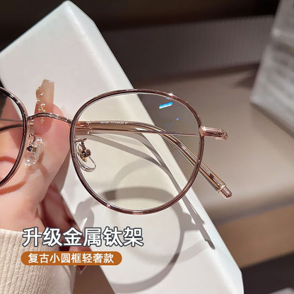 Light Glasses Blue Blocking Round