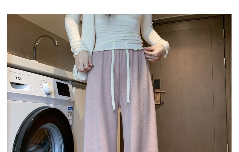 Leg Designs) (Various Wide Plain High Rise Pants