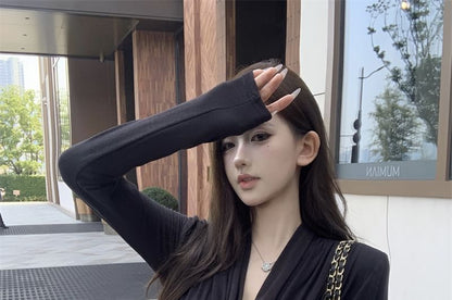 Waist Shawl Tie Plain Collar Cardigan