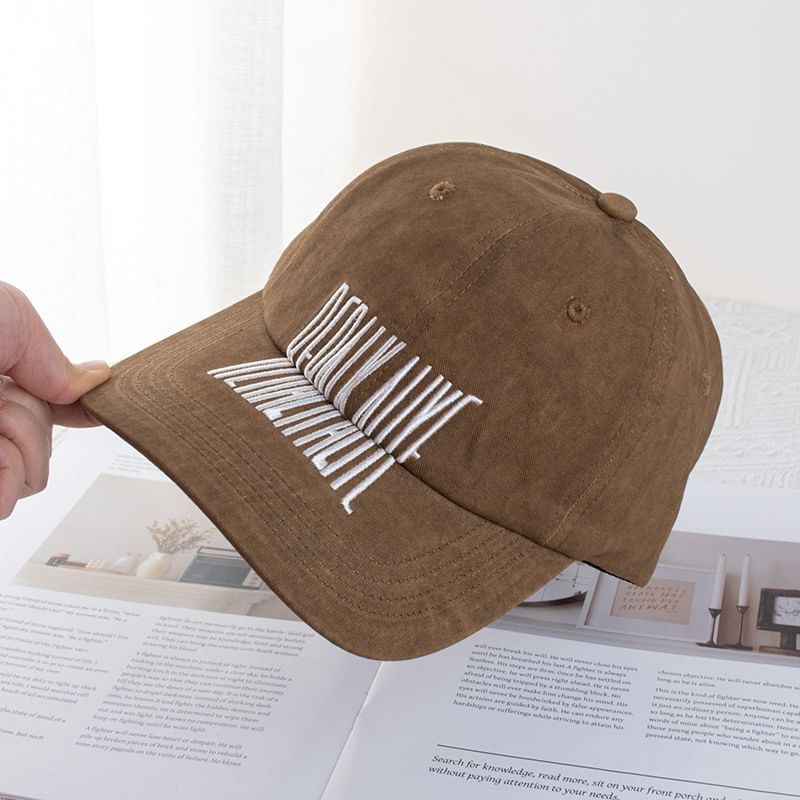 Plain Lettering Cap