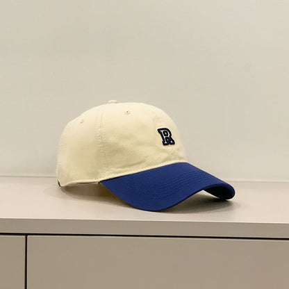 Baseball Lettering Cap Two Embroidered Tone