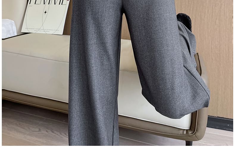 High (Various Loose Suit Designs) Plain Rise Pants Fit