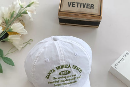 Baseball Letter Embroidered Cap