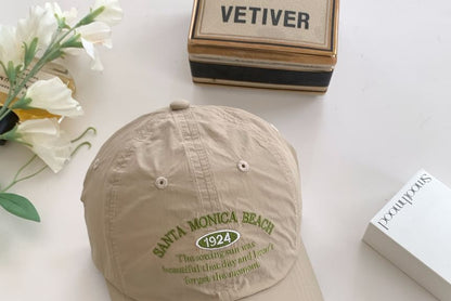 Baseball Letter Embroidered Cap