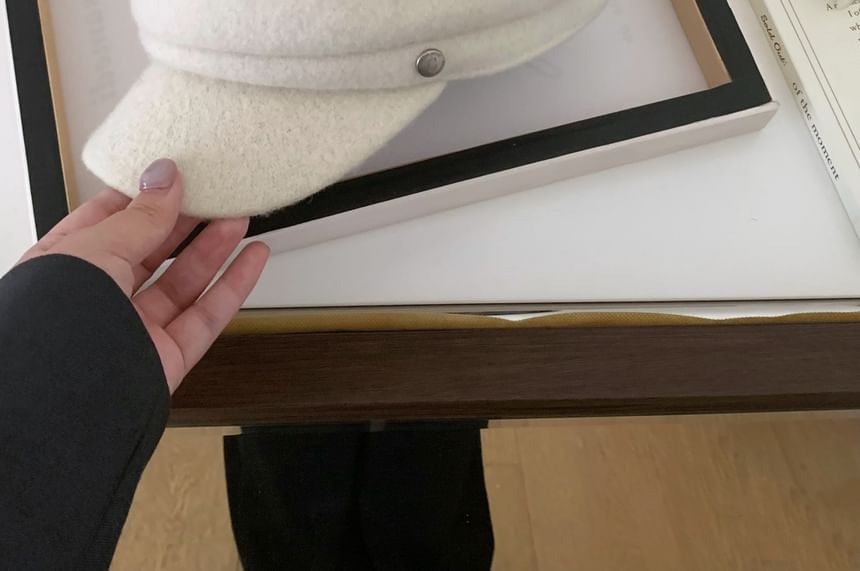 Cap Newsboy Buttoned