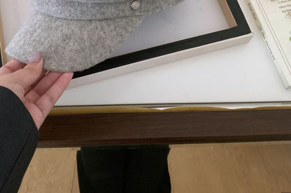 Cap Newsboy Buttoned