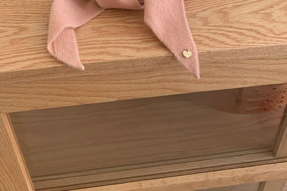 Scarf Heart Buttoned