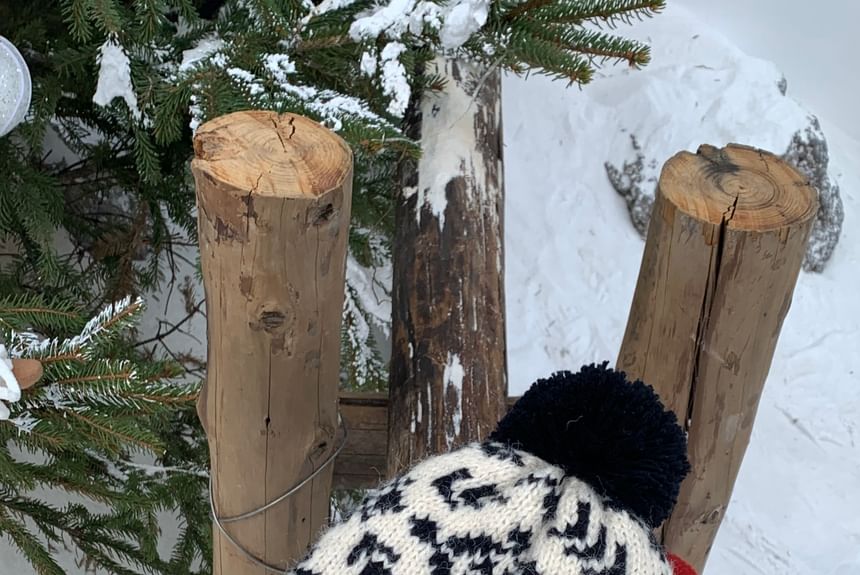 Beanie Patterned Pom
