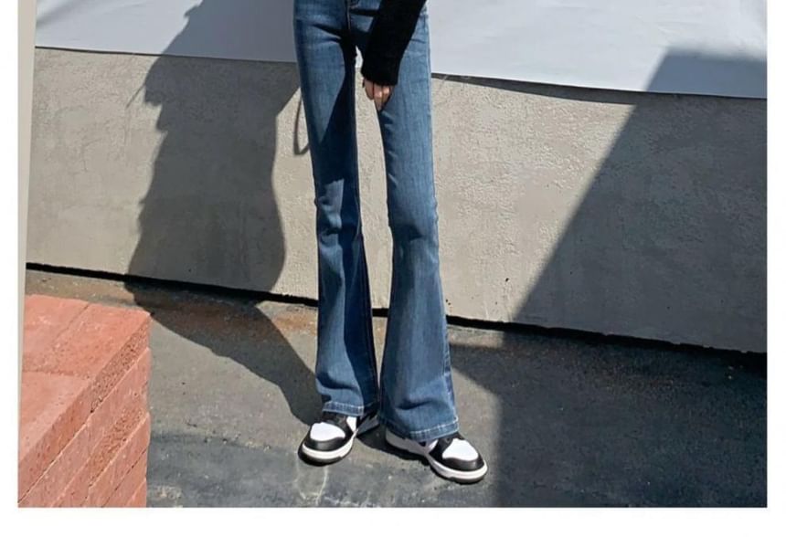 Flared Waist Jeans High