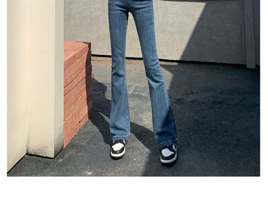 Flared Waist Jeans High
