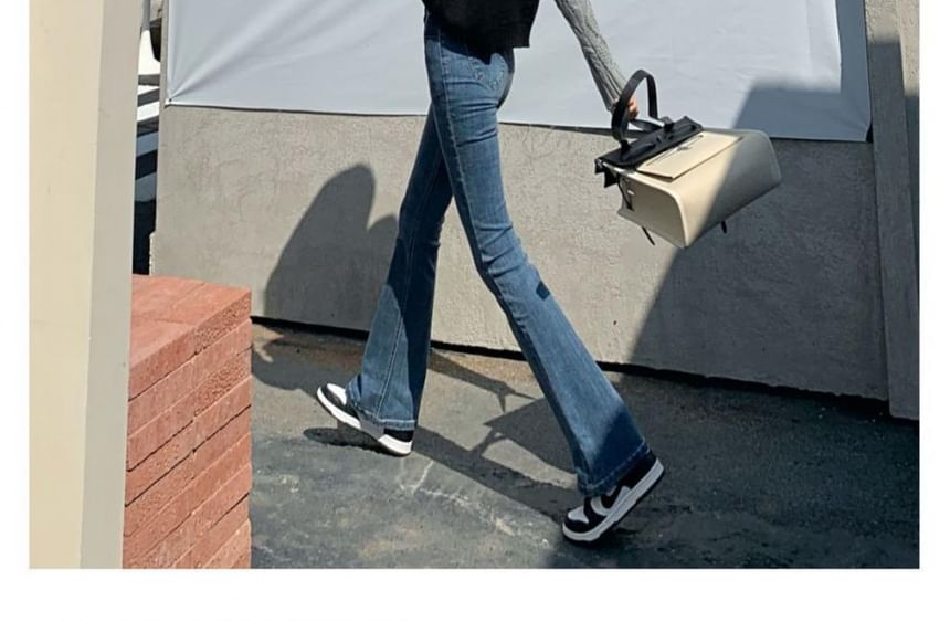 Flared Waist Jeans High