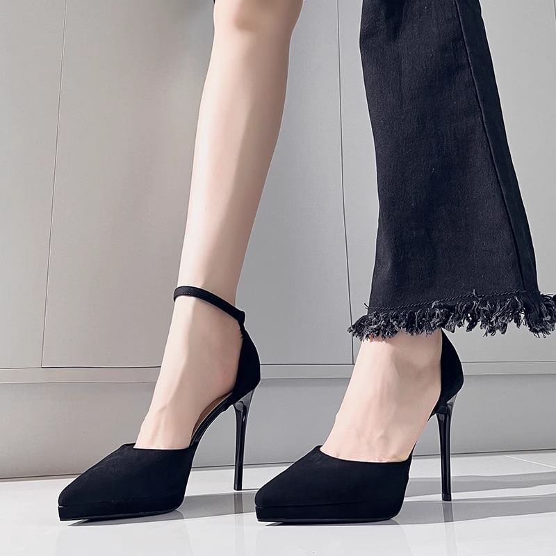Pointy Sandals Heel Platform Stiletto