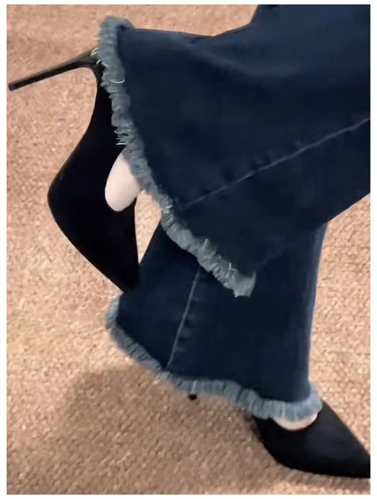 Pointy Stiletto Sandals Heel Platform