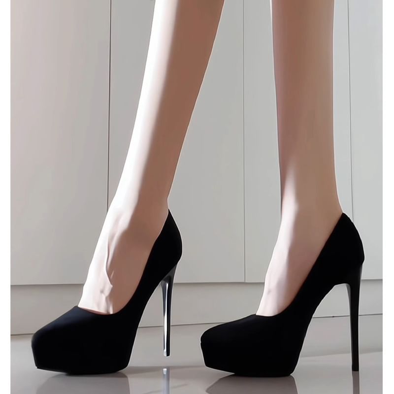 Platform Pumps Heel Stiletto