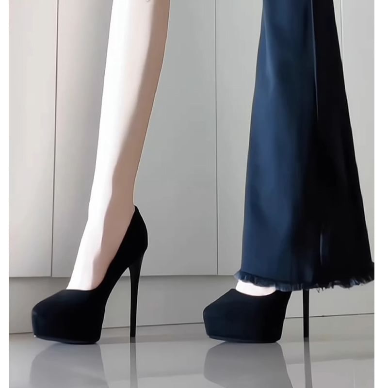 Platform Pumps Heel Stiletto