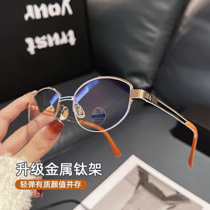 Frame Half Glasses Round