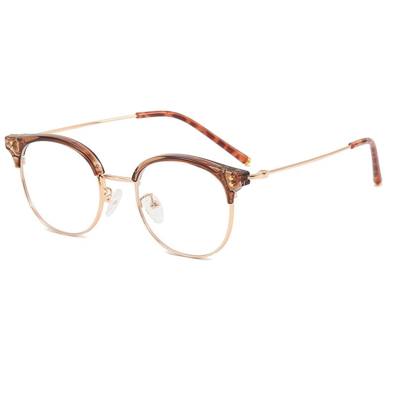 Thin Frame Round Eyeglasses