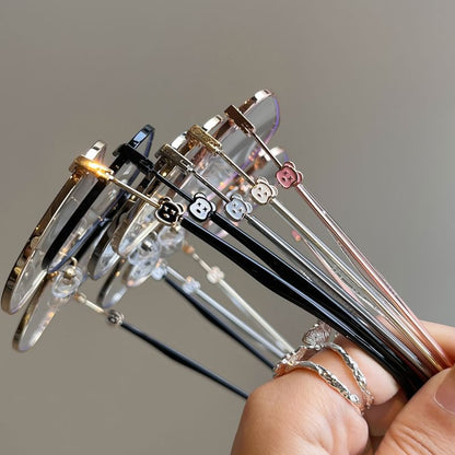 Eyeglasses Thin Frame Polygon