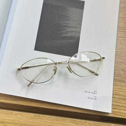 Eyeglasses Frame Thin Oval