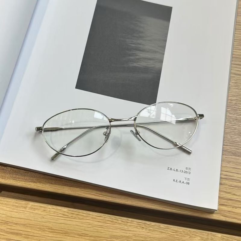 Eyeglasses Frame Thin Oval