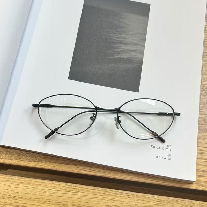 Eyeglasses Frame Thin Oval