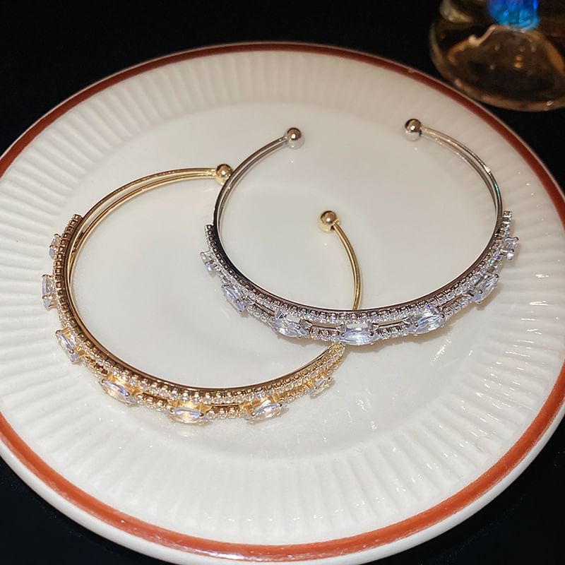 Bangle Open Rhinestone