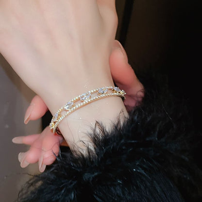 Bangle Open Rhinestone