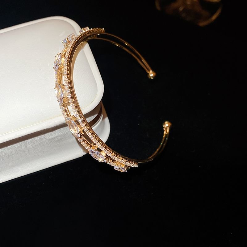 Bangle Open Rhinestone