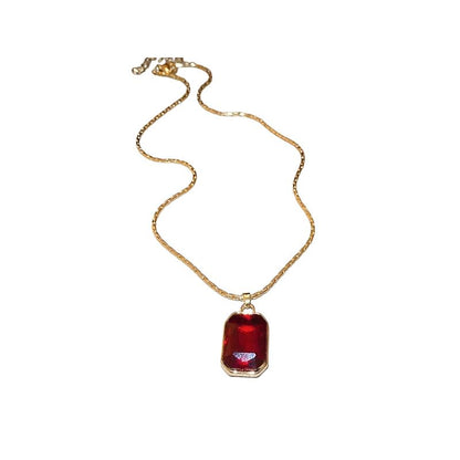 Hoop Drop Rhinestone Earring / Pendant Necklace