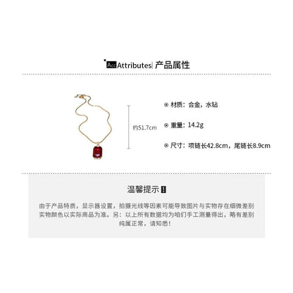 Hoop Drop Rhinestone Earring / Pendant Necklace