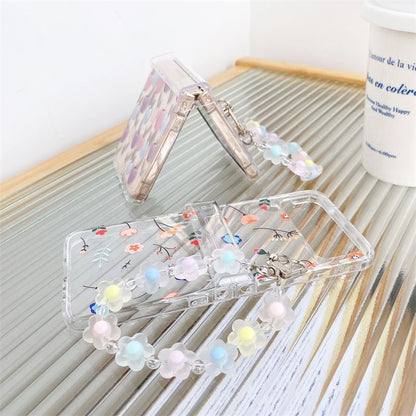 Floral / Heart Phone Case / Charm / Strap / Set