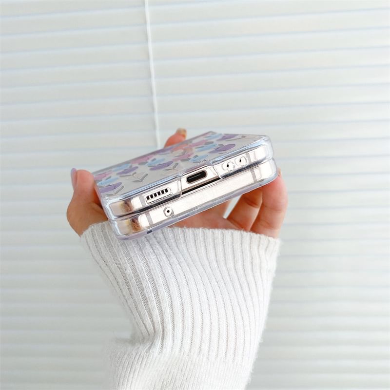 Floral / Heart Phone Case / Charm / Strap / Set