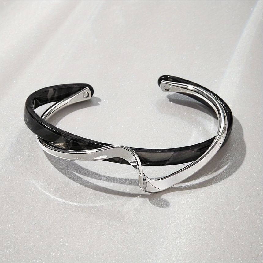 Open Print Twisted / Leopard Bangle