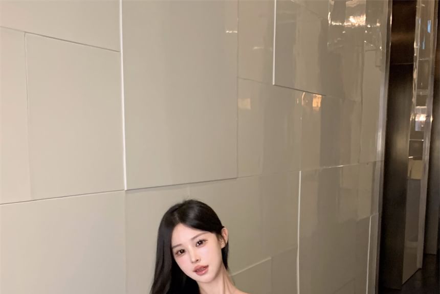 Asymmetrical One-Shoulder Cami Top Plain