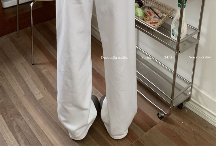 Fit Bow Embroidered Loose Waist Jeans High