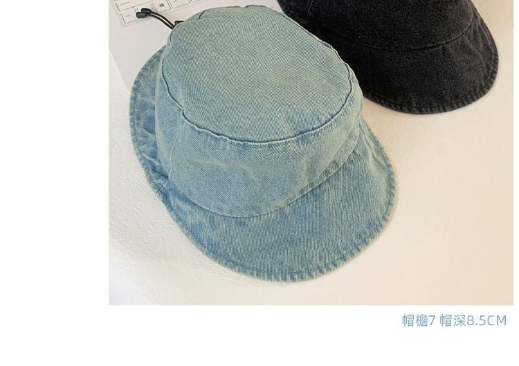 Hat Bucket Denim Washed