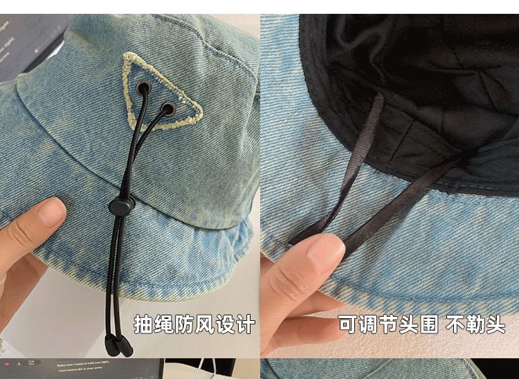 Hat Bucket Denim Washed