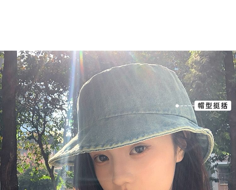 Hat Bucket Denim Washed
