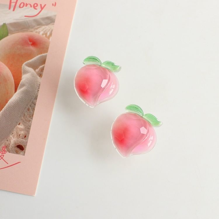 Earring Clip Peach / On Stud