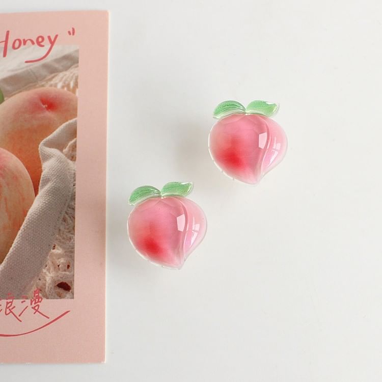 Earring Clip Peach / On Stud