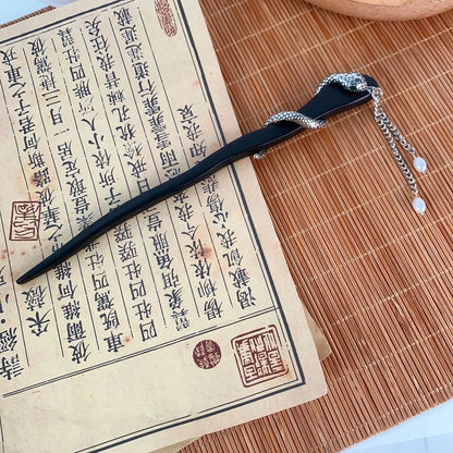 Hair Snake Faux Stick Fringed Pearl