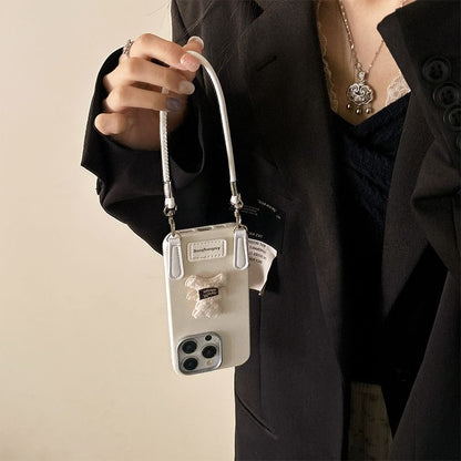 Strap Bear Phone Case Applique with