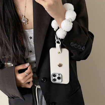 Floral Phone Strap with Case