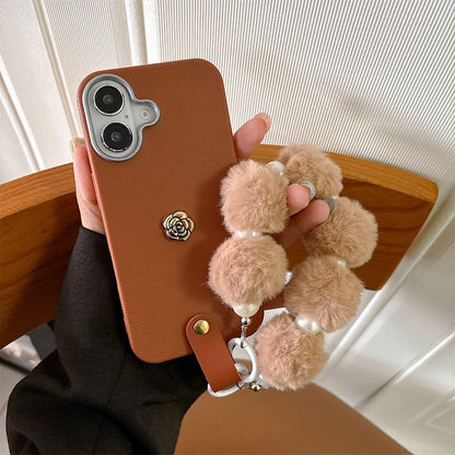 Floral Phone Strap with Case