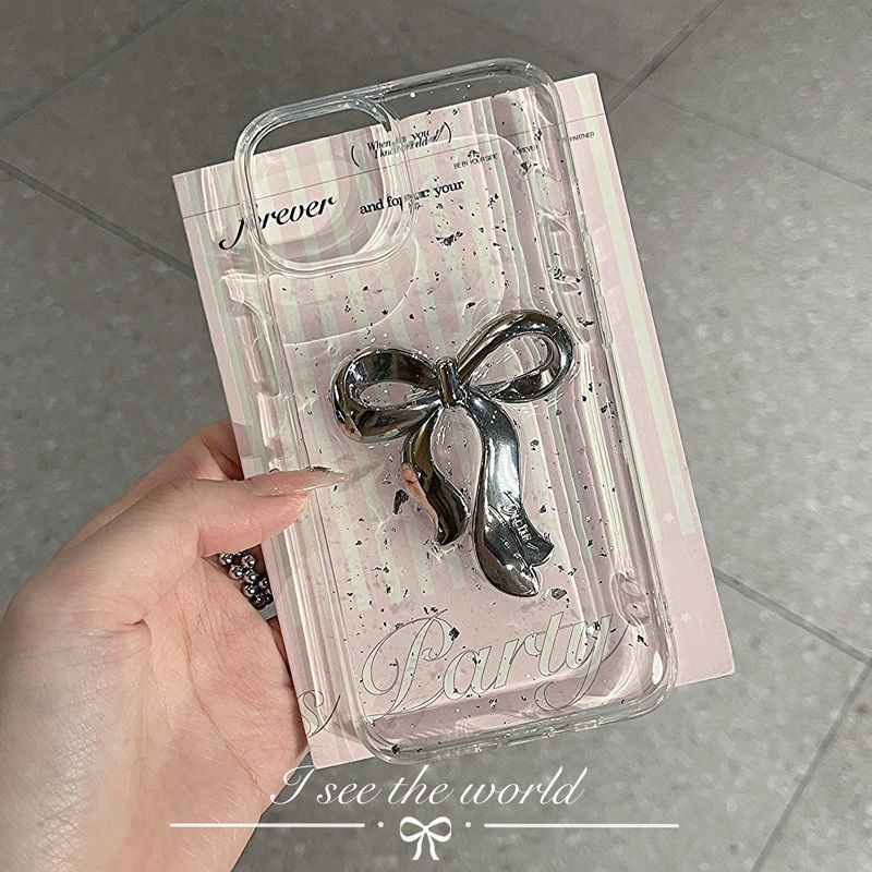 Bow Gold Phone Leaf Case