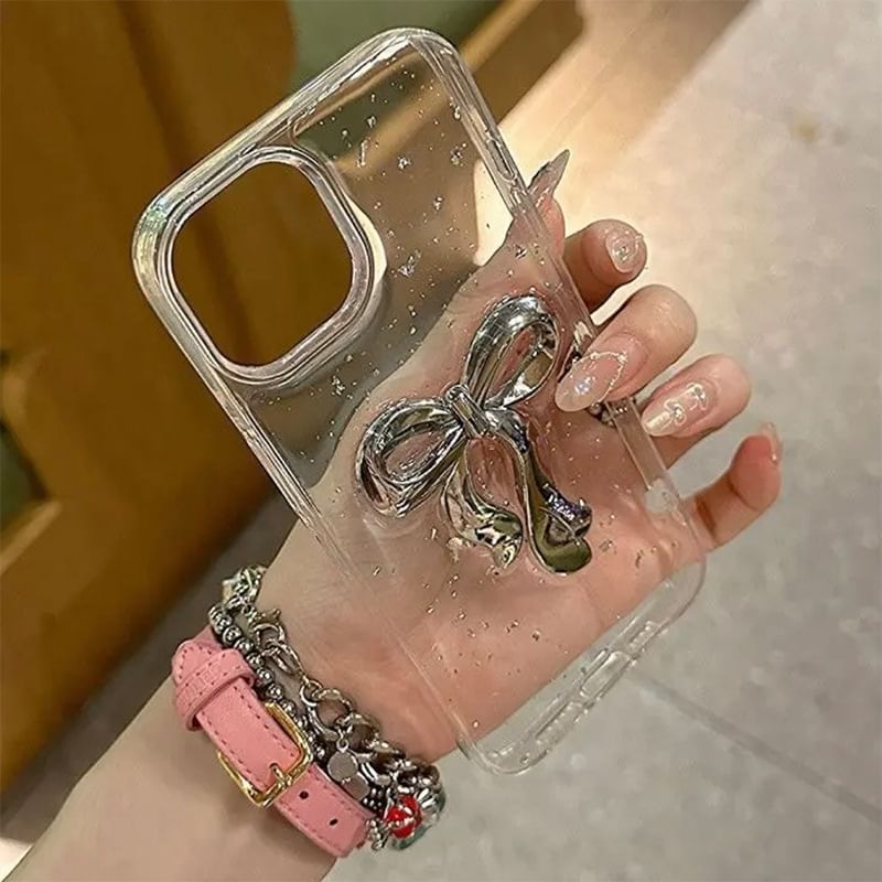 Bow Gold Phone Leaf Case